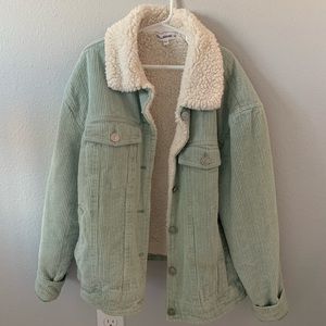 • Sherpa lined Corduroy Jacket •